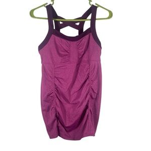 Aerie Heathered Pink Purple Tank Top Small